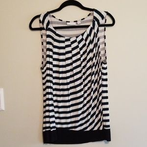 NY& Co Sleeveless Nautical Top XL